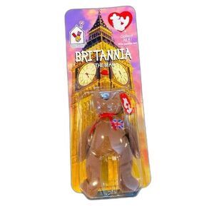 Ty Britannia The Bear McDonald’s 1993 Oakbrook Factory Sealed Rare Tag Errors